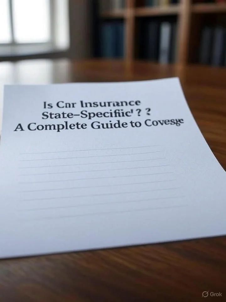 Is Car Insurance State-Specific? A Complete Guide to Coverage