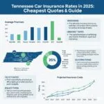 Tennessee Car Insurance Rates in 2025 : Cheapest Quotes & Guide